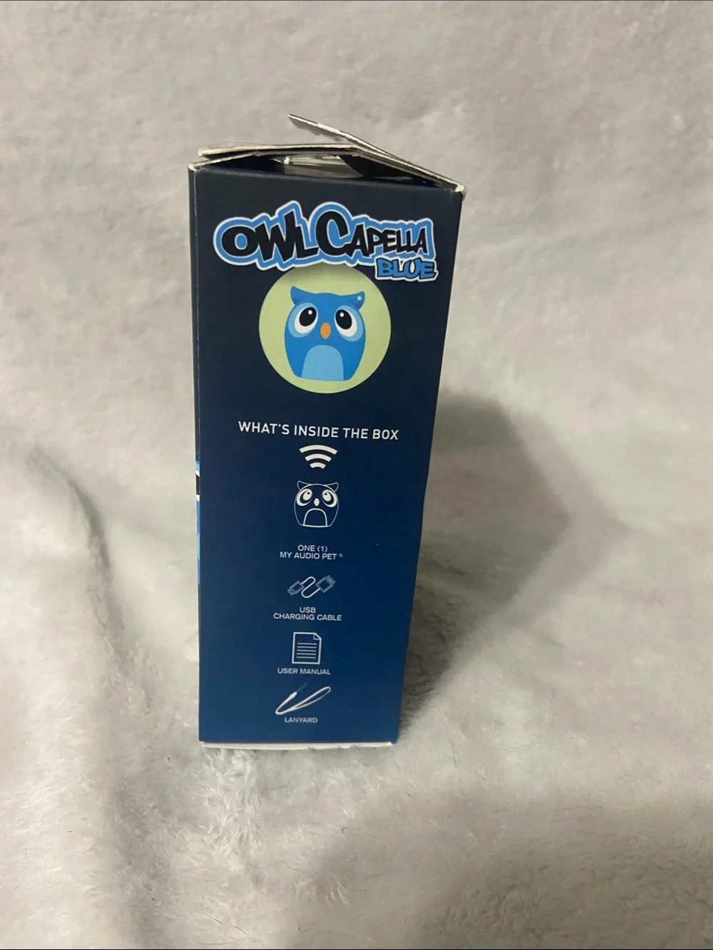 Owl Capella Blue Portable Bluetooth Speaker - Blue